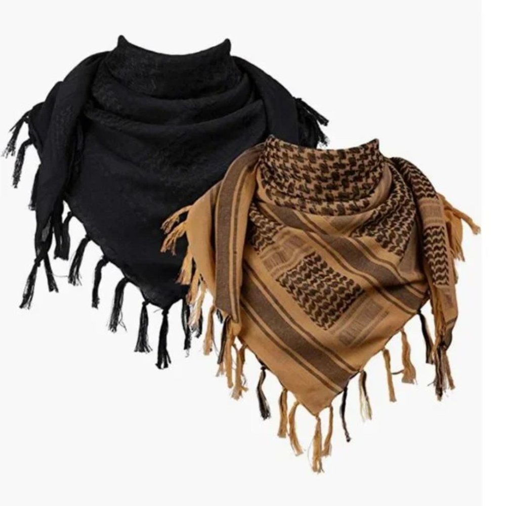 Scarf Military Shemagh Tactical Desert Keffiyeh Head Neck Scarf Arab Wrap